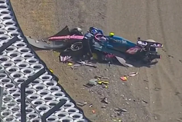 Jack Doohan crash at Japanese Grand Prix Jack Doohan crash at Japanese Grand Prix