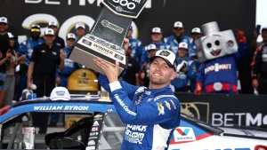 William Byron Outsmarts Field, Scores Thrilling NASCAR Xfinity Overtime Win at Charlotte