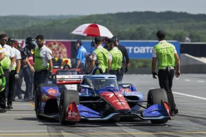 Robert Shwartzman IndyCar Road America Crash Sparks Early Chaos as Sting Ray Robb Also Hits Barriers