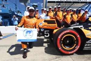 Pato O’Ward Blazes 202.621 mph to Snag IndyCar Nashville Pole!