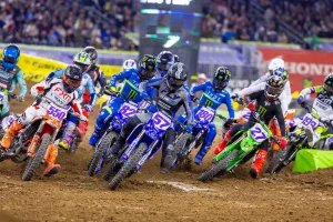 Ken Roczen Wins Glendale AMA Supercross After Leader Crashes