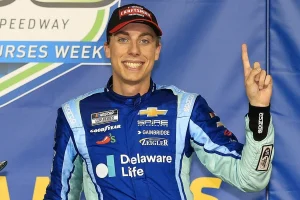Cole Custer Forces Carson Hocevar Into Grass at COTA Crash