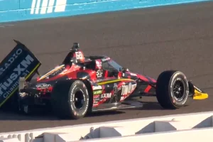 Felix Rosenqvist Escapes Uninjured After Violent Phoenix Crash